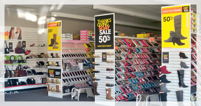 Image: Retail Store Displaying Signs