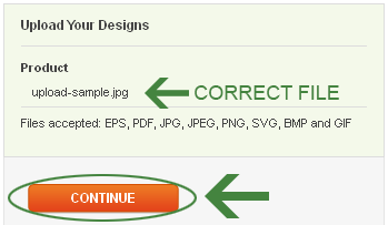 Image: Verify File and Continue