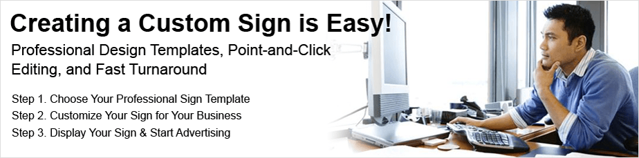 Image: Creating a custom sign is easy!