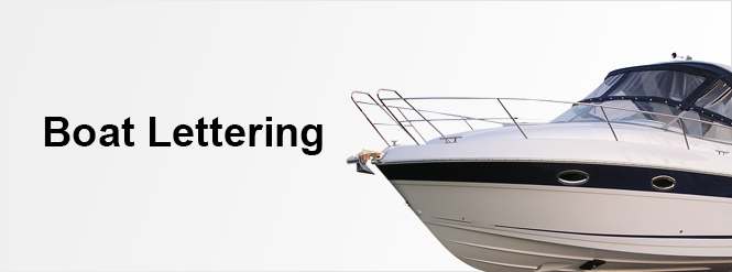 Create Your Own Custom Boat Lettering at SpeedySigns.com